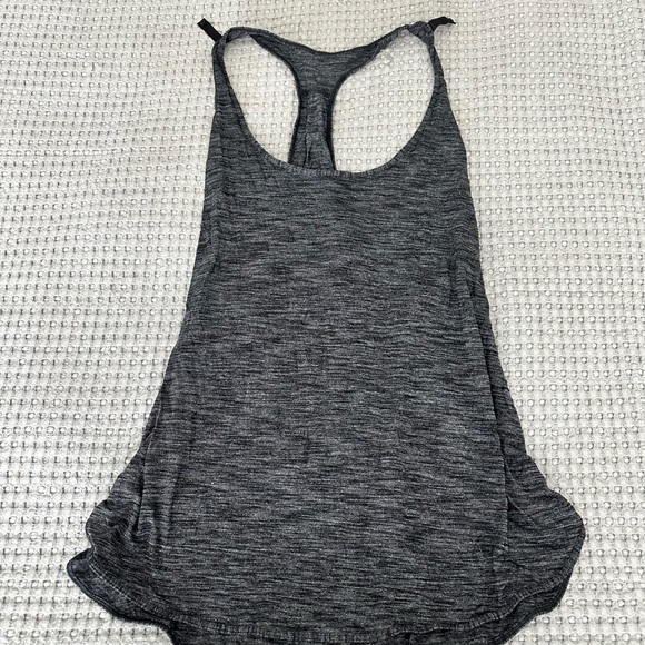 Lululemon Athletica Gray Racerback Tank Top - Picture 1 of 4